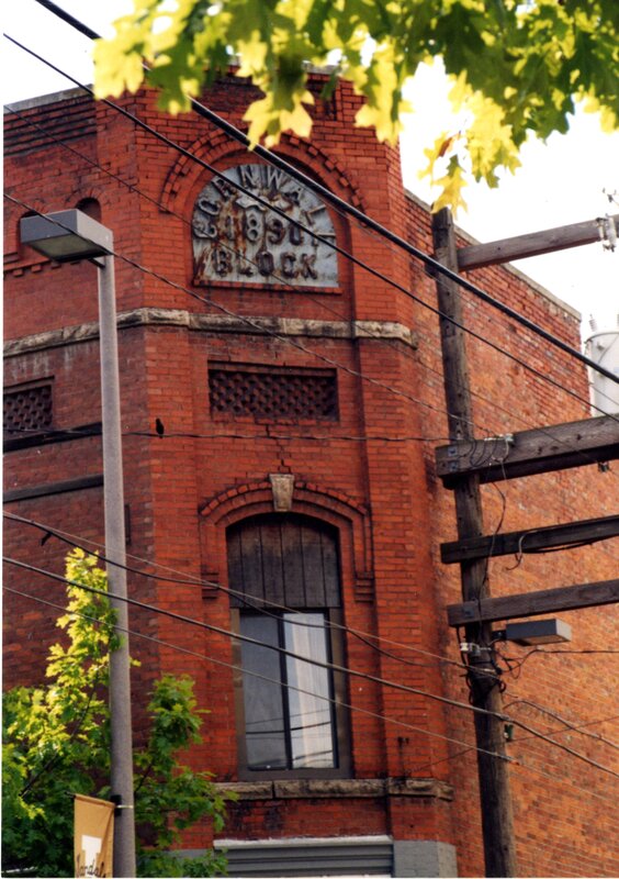 item thumbnail for Cornwall Block 1896 sign