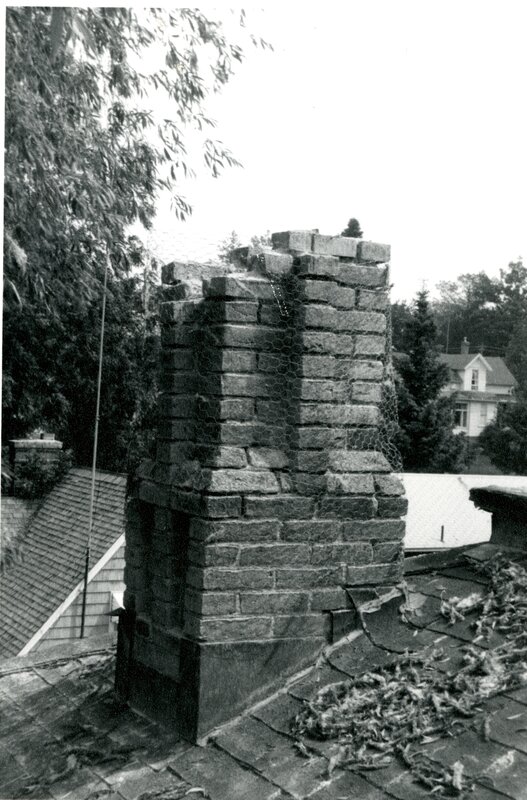 item thumbnail for Side View of McConnell Mansion Chimney