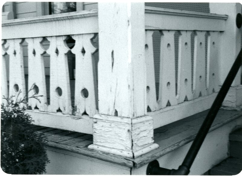 item thumbnail for Aged Porch Railing of the McConnell Mansion