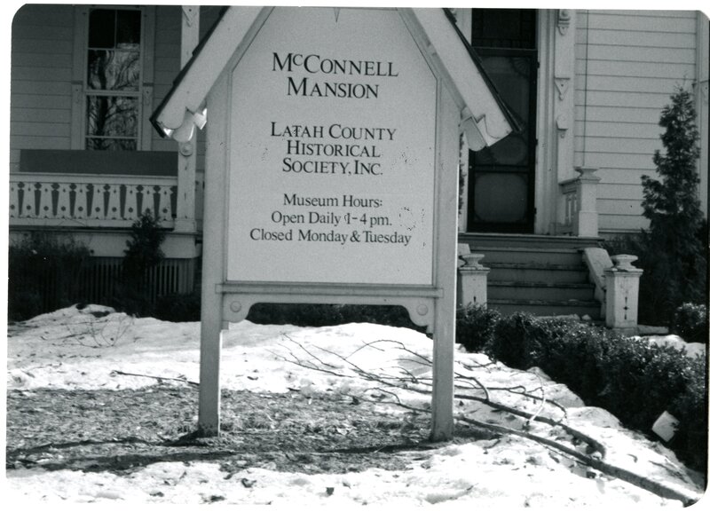 item thumbnail for Latah County Historical Society's McConnell Mansion Sign