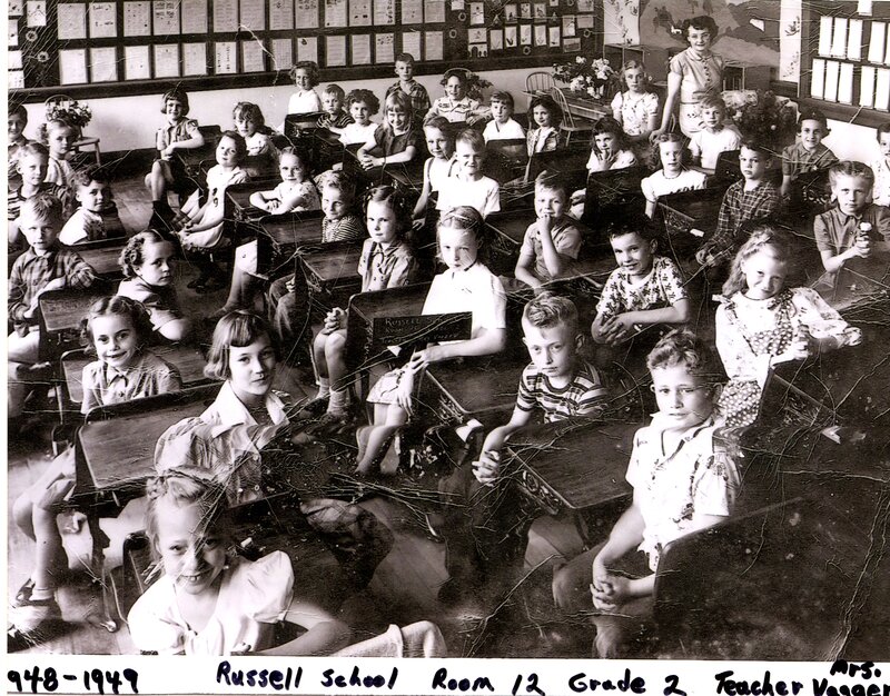 item thumbnail for Russell School second grade, 1948-49