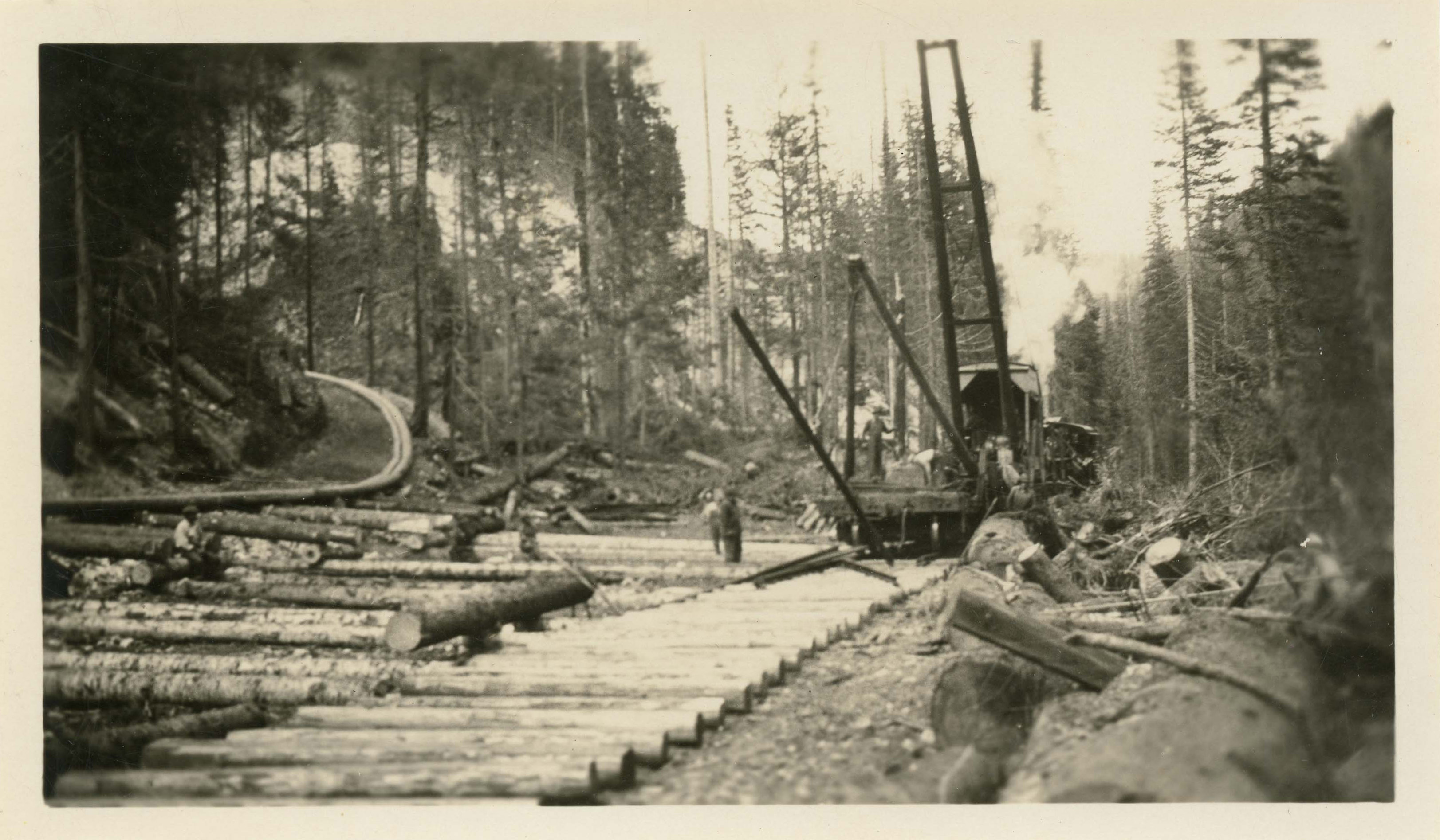 Laying rails | Franklin Raney Photograph Collection