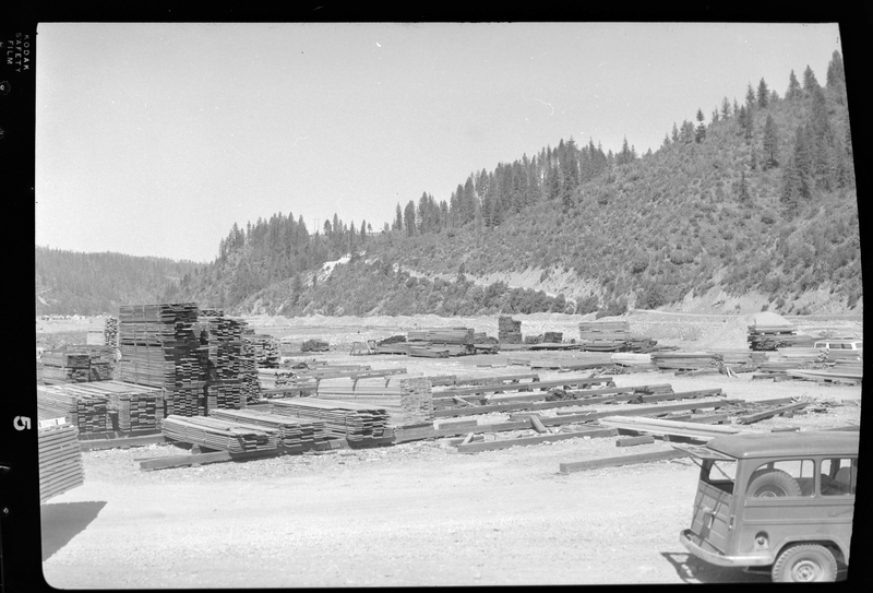 Osburn Lumber Company lumber yard [01] W. Tabor Photographs