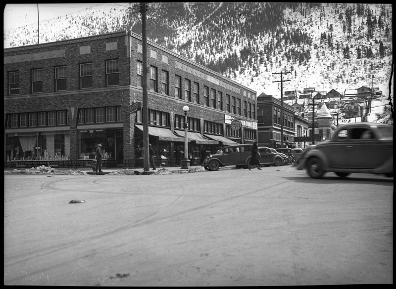 Snow scene in Wallace, Idaho [01] W. Tabor Photographs